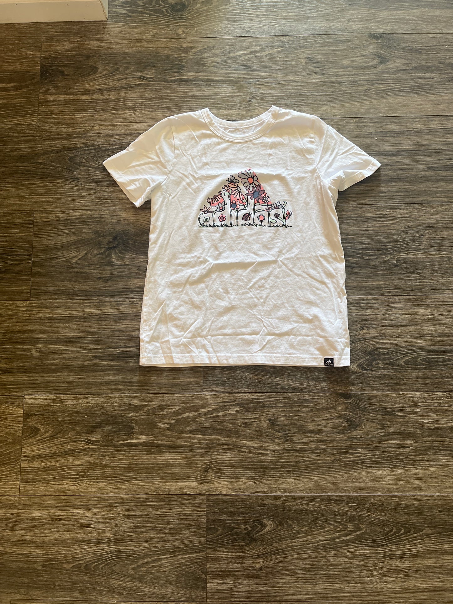 Adidas flower shirt size youth XL $8