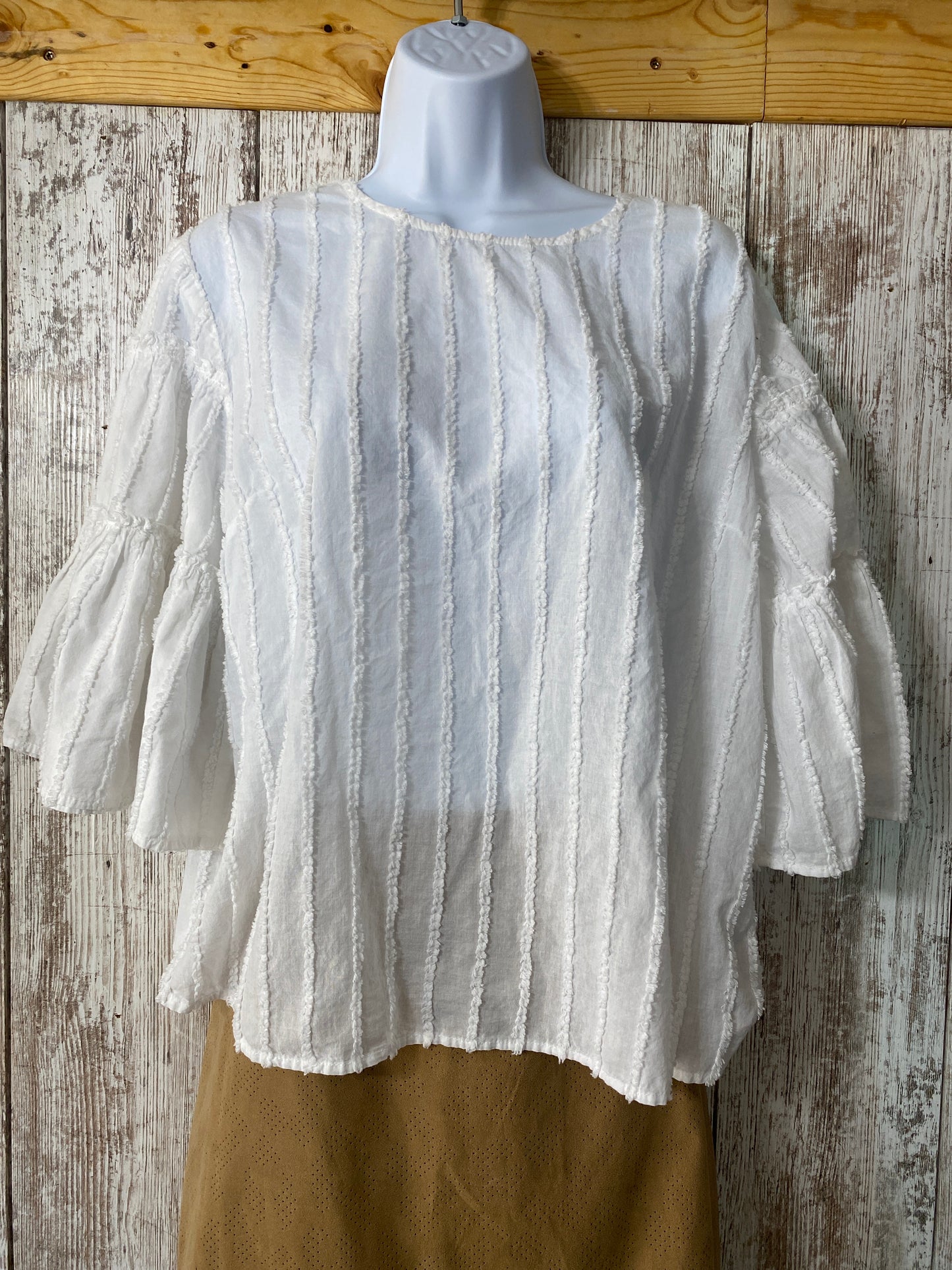 New Direction White Blouse Large tag #91