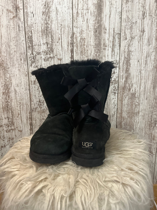 UGG black bow boots women’s 8 $10