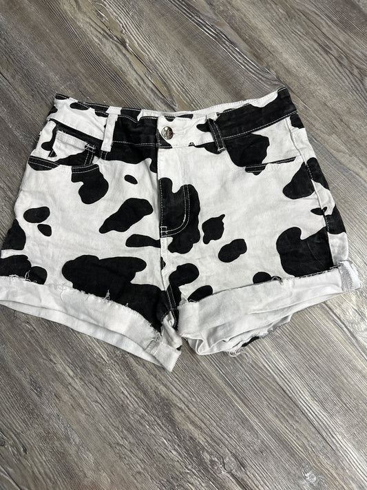 Cow print shorts size m $5