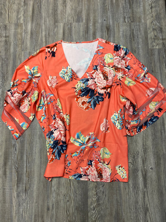 Coral flower shirt size 3xl $5