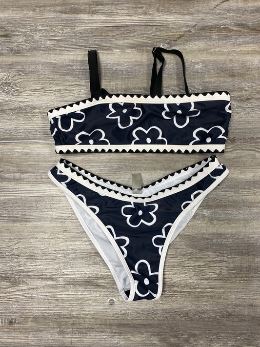 Black flower, two-piece swimsuit size xs $3