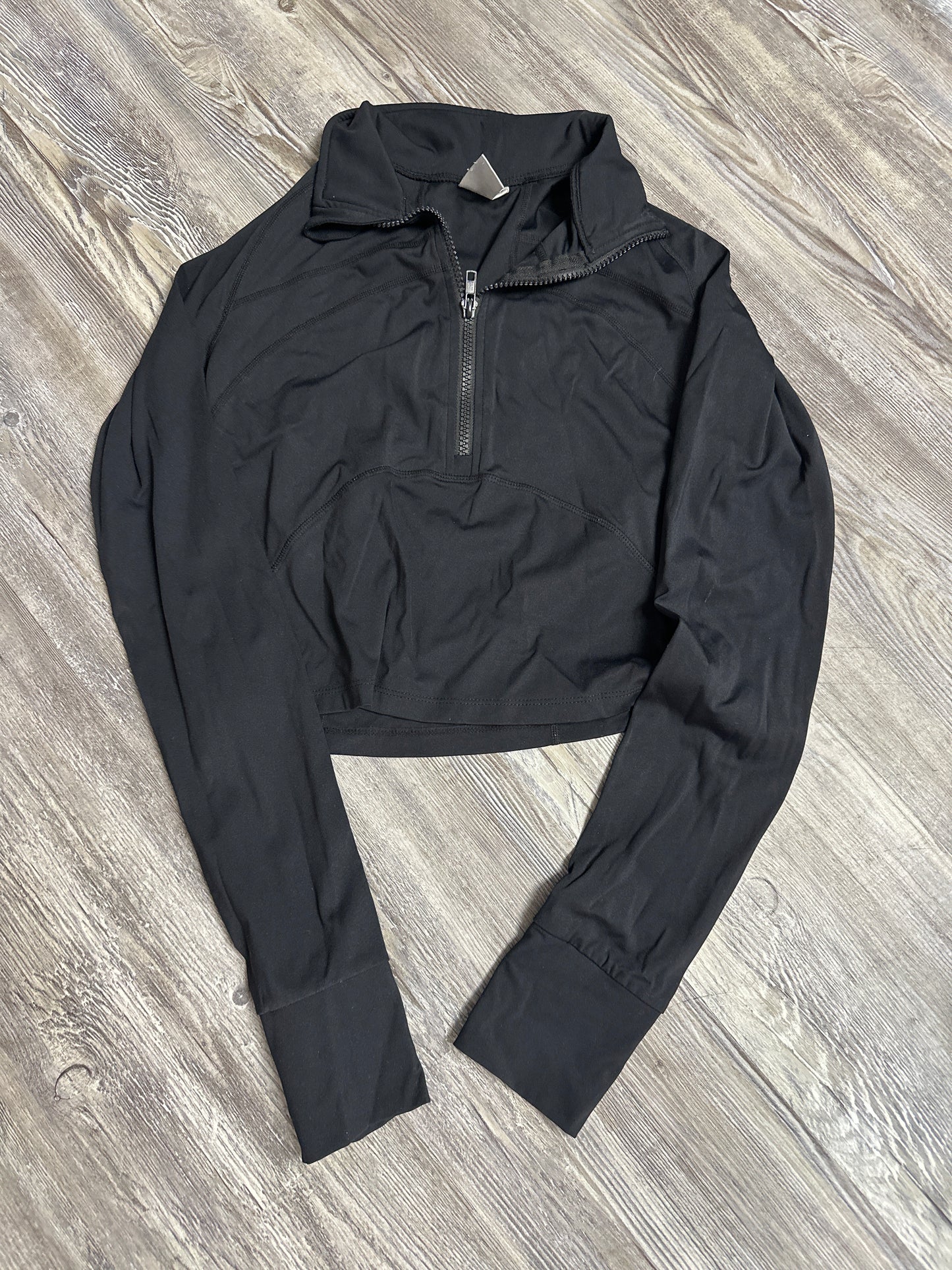 Fashion cropped 3/4 zip up size m $3