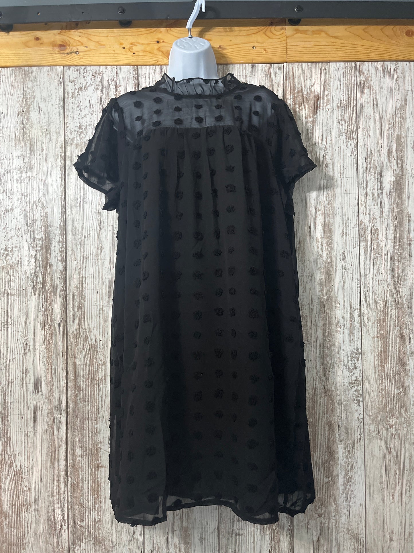 Black polka dot dress size 2XL $8