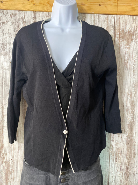 Valerie Stevens Black Sweater Small