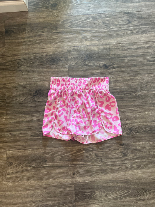 SHEIN Pink Leopard print shorts size small $3