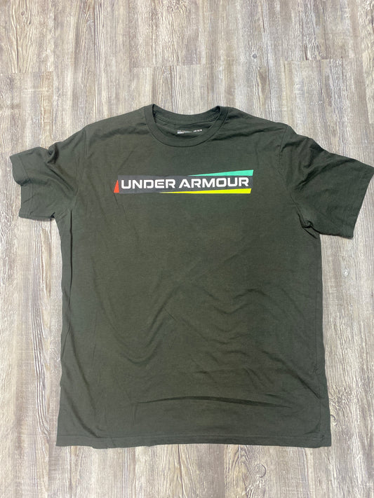 Under armor green tee size large $5