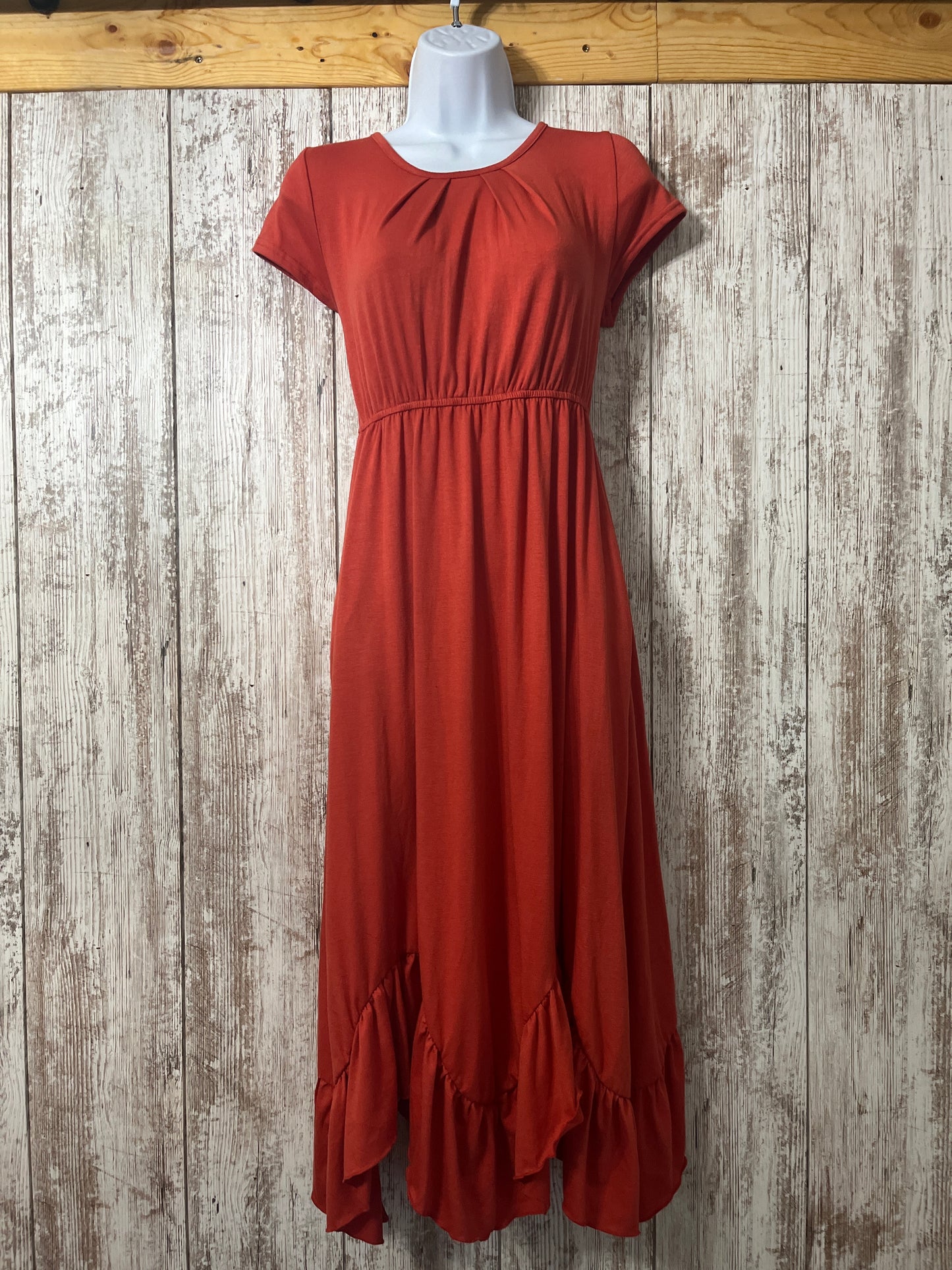 Burnt orange dress size Youth 14/16 $5
