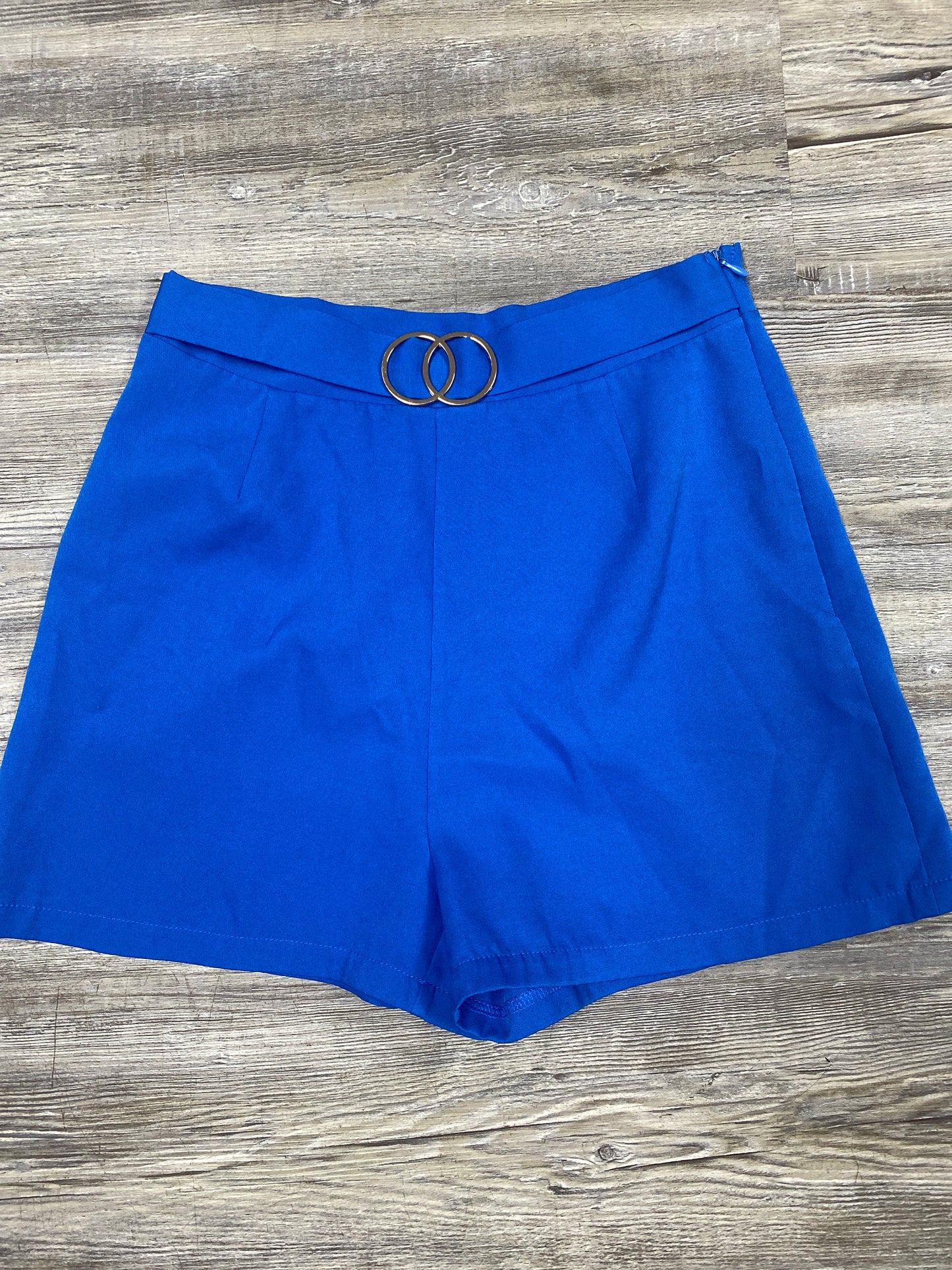 Blue dress shorts size small $2