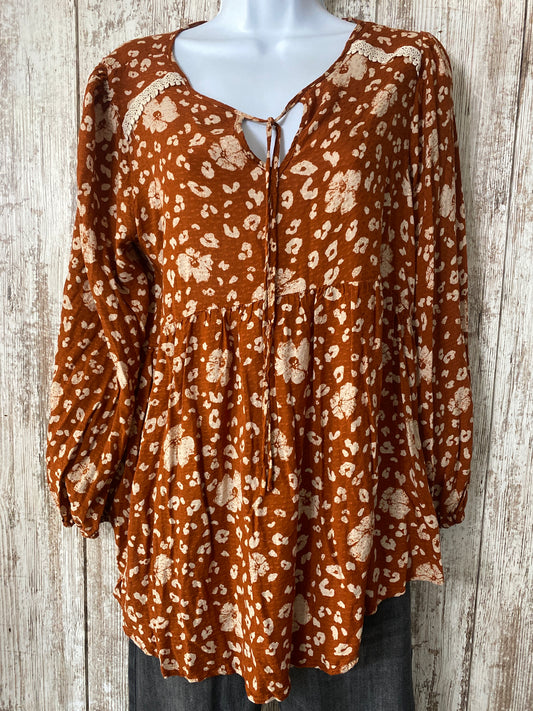 Hailey & Co Flower Blouse Large tag #53