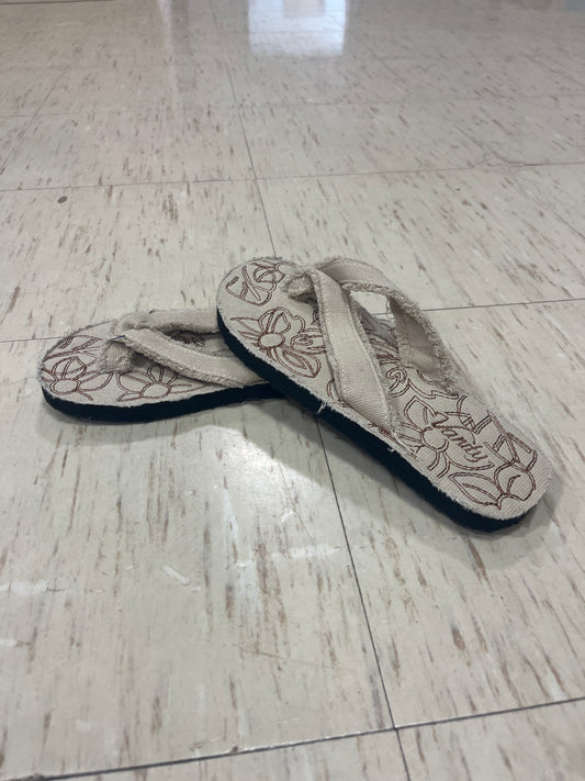 Tan flip flops size 8 $5