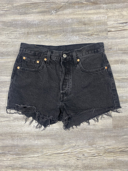 Levi black jean shorts size 28 $5