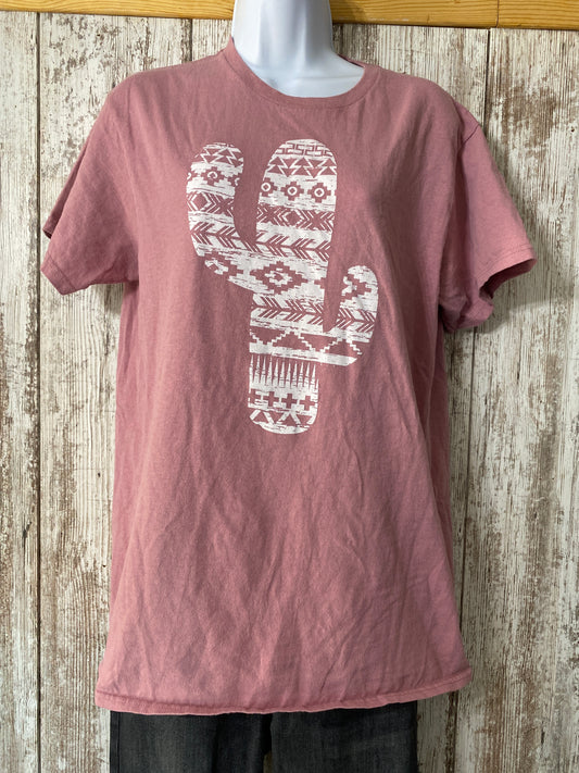Pink Cactus Tee Medium