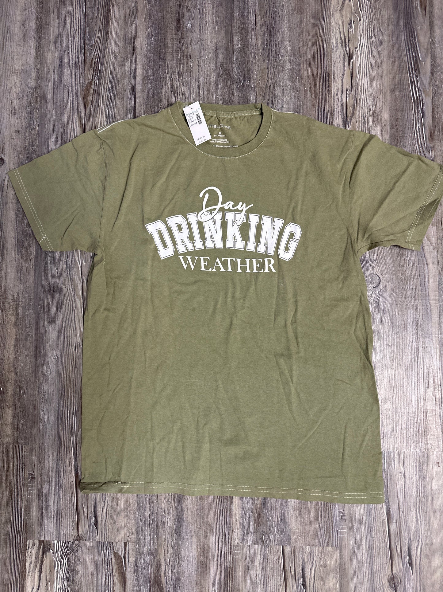 NEW! Maurice’s “Day Drinking Weather” tee size m $8