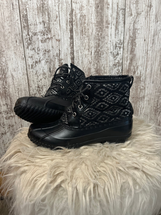 Justice black snow boots women’s 7 $10
