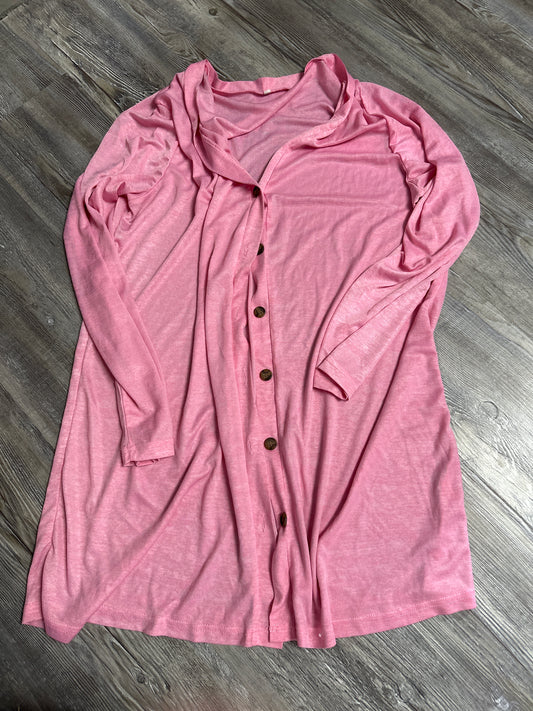 Pink cardigan size xxl $4