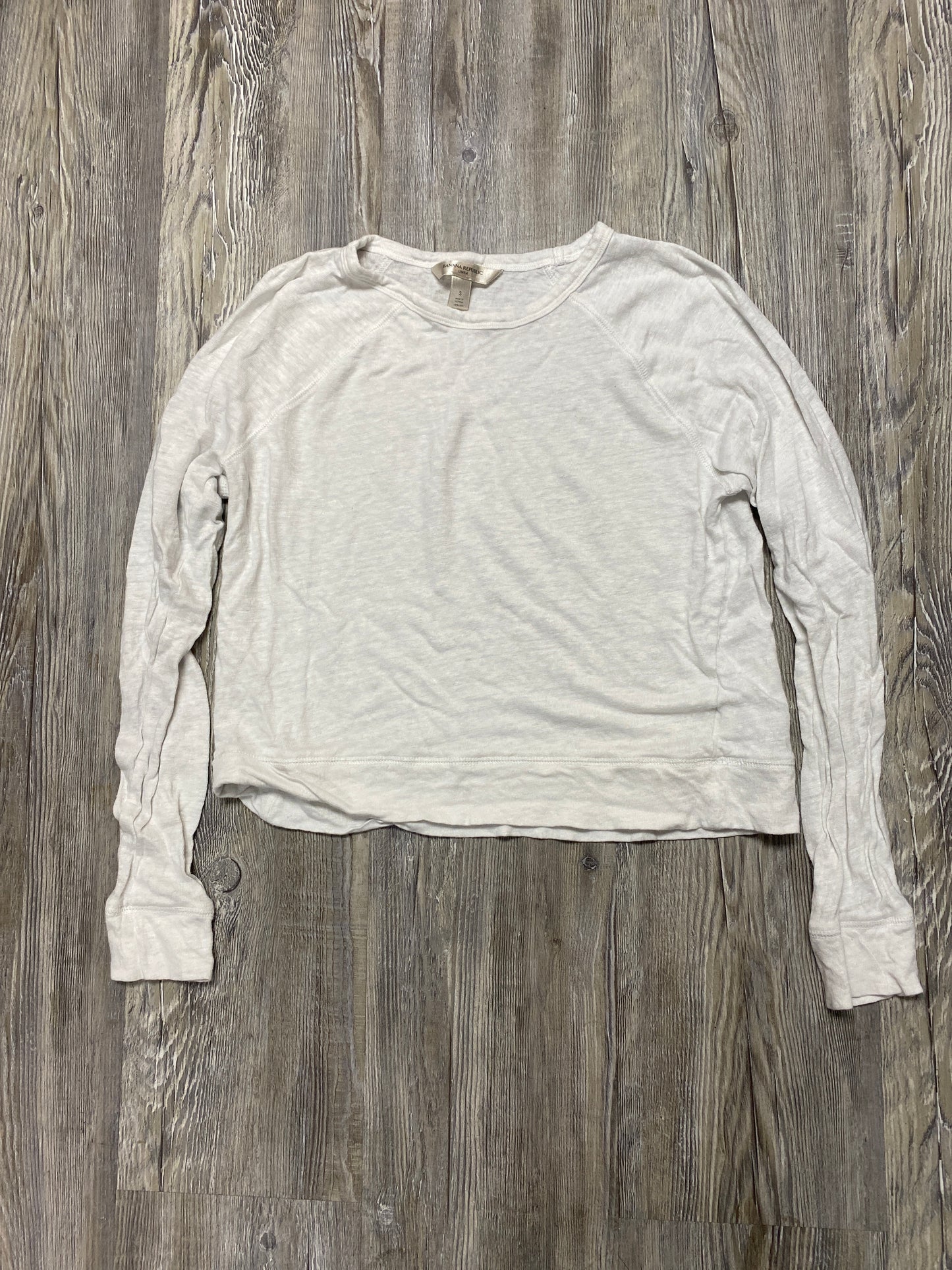 Banana Republic linen Size S cropped tag #15