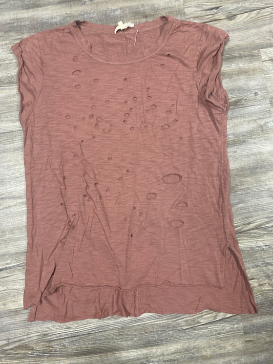 Pink with holes sleeveless size extra large $3