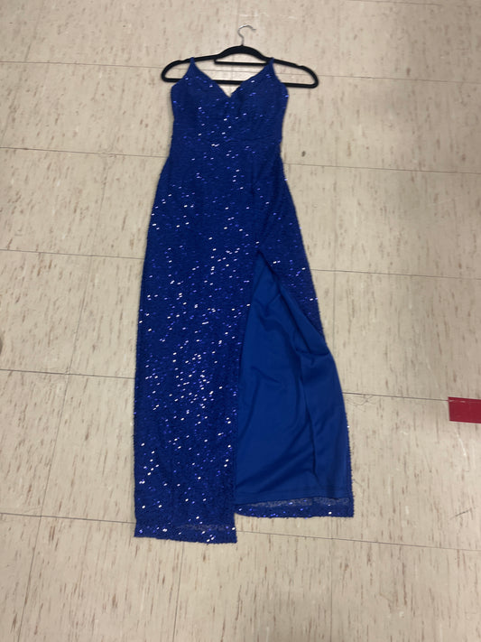 Blue prom dress size small $15