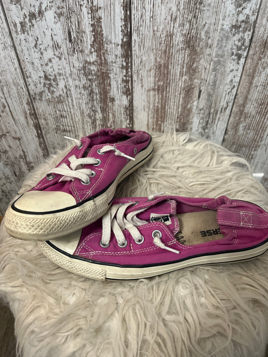 Pink Converses women’s 9 $2