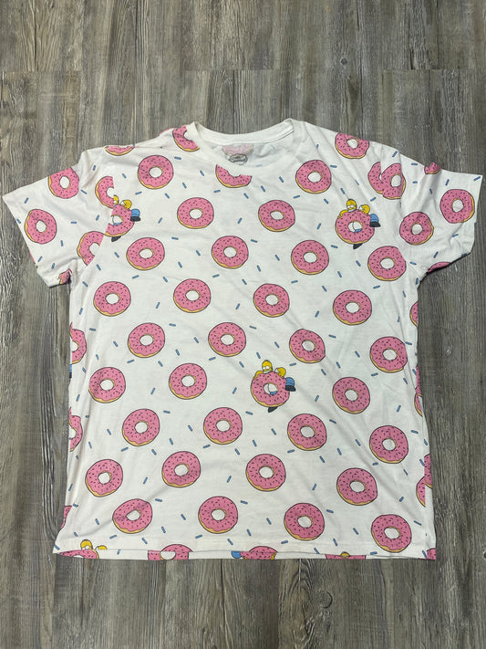 The Simpsons donut tee size large $3