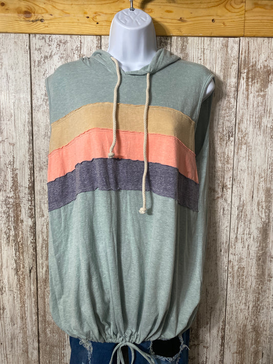 Lovely Melody Hooded Sleeveless Tee Medium tag #71