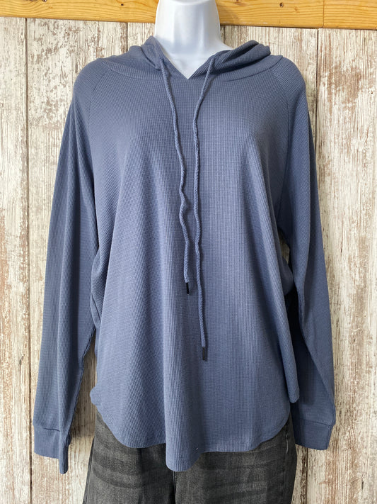 Ninexis Hooded Waffle Long Sleeve Medium