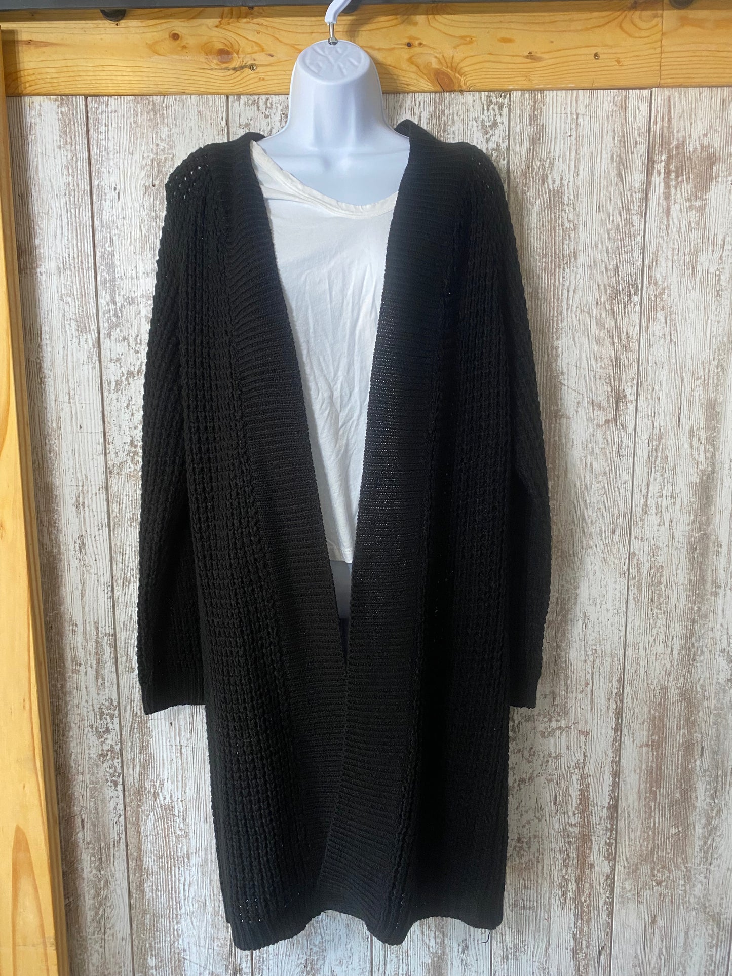 Say What? Sweater Cardigan Large
