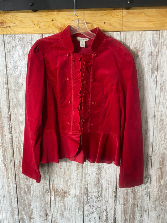 White House Black Market Red Jacket Medium