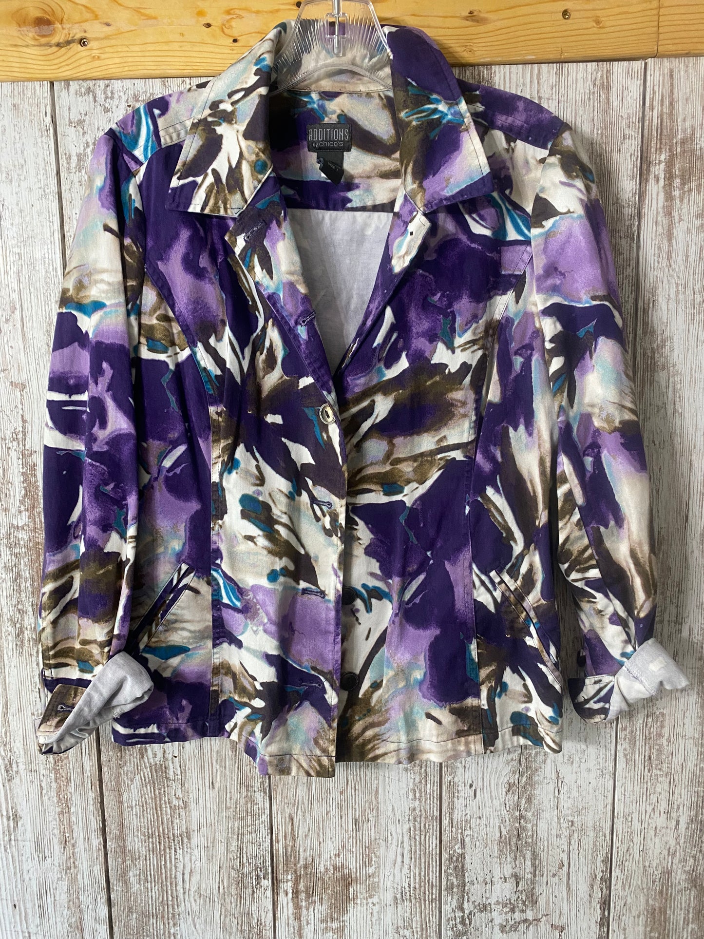 Chico Purple Jacket Medium tag #30